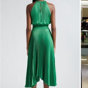 A.L.C Green Pleated Renzo Dress Size 4 - Brand New with Tags